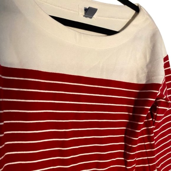 Old Navy Red/White Striped Heavyweight Top - Picture 3 of 4